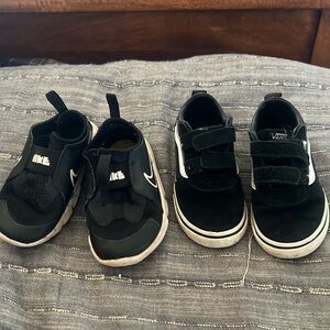 Toddler shoes Nike and vans